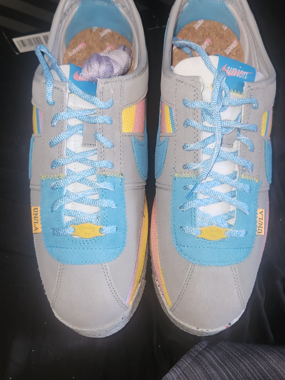 Nije Cortez SP Grey/ Blue-Pink Men's Size 10
